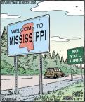 Cartoon Mississippi