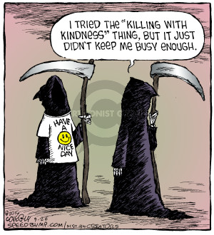 Grim reaper online comic strip