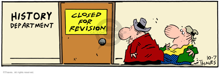 History Department. Closed for Revision.